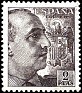 Spain 1949 General Franco 2 Ptas Brown Edifil 1057
